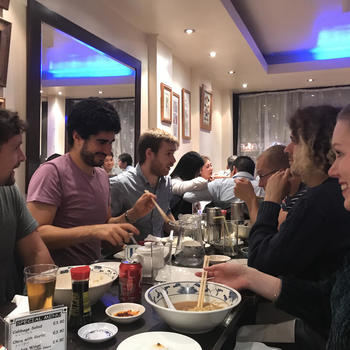 accuRx - One of monthly team dinners