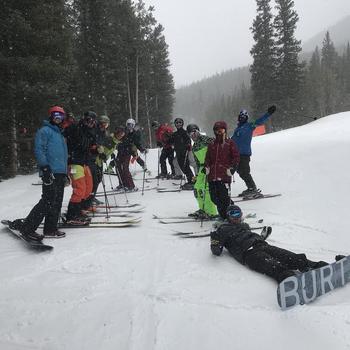 TrueCoach - We love our powder and take advantage of our powder day policy! A few of us at last years Techstars + Foundry portfolio ski day.