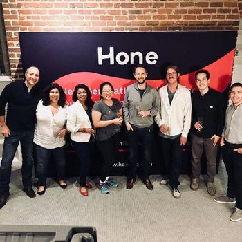 Hone - The Hone team and our facilitators celebrating our new office in South Park, San Francisco