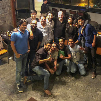 Webscale Networks - Night out with the awesome team in Bangalore!