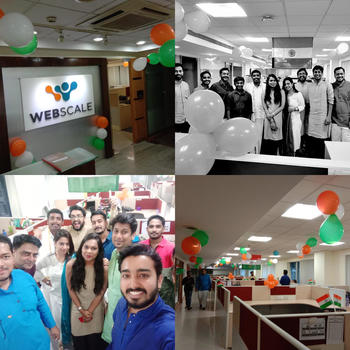 Webscale Networks - Independence Day 2018 - Bangalore office