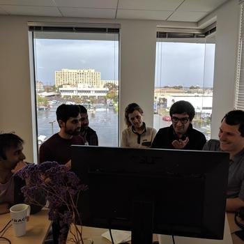 Trace Genomics - We take an interdisciplinary approach to problem solving! (Expertise in this photo: data science, chemistry, marketing, agronomy, business analysis)