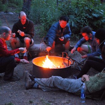 Esper - Team bonding over the campfire