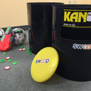 Swoop - There is never a shortage of fun @ Swoop HQ, or nerf discs.