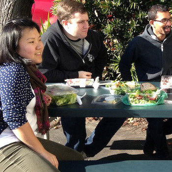 Redbooth - Being in Palo Alto, we have lunch on our patio almost every day