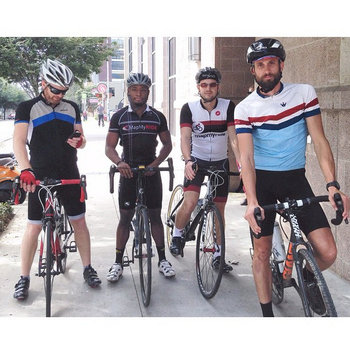 Under Armour - Office group rides are pretty normal for Friday afternoons. As a company dedicated to health and fitness, it's encouraged to take a break and sweat it out. As long as you track it, of course.