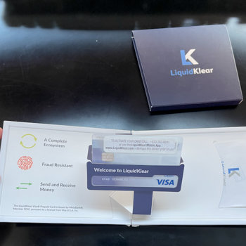 LiquidKlear - Patented Card Delivery System