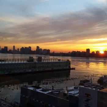 The Daily Beast - The sunset view from our offices...