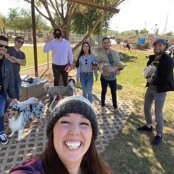 Trainual - Dog park meet and greet for some of the pups of Trainual!