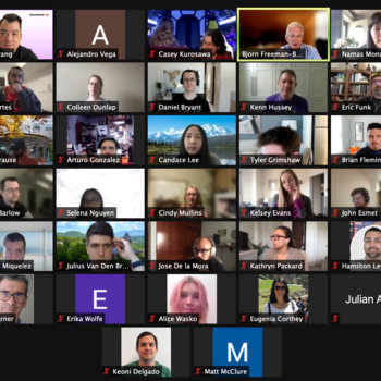 Ambassador Labs - Our growing zoom gallery from our last virtual kickoff.