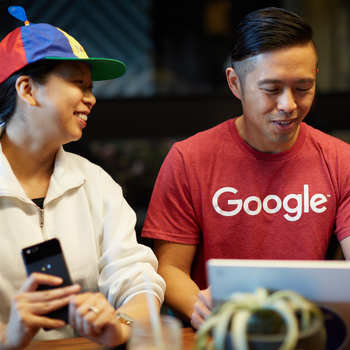 Google - Two Googlers talking 