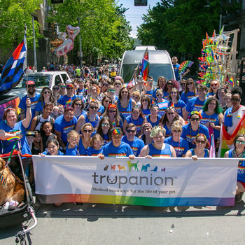 Trupanion, Inc. - Our LGBTQIA+ employee resource group at the 2019 Seattle Pride Parade!