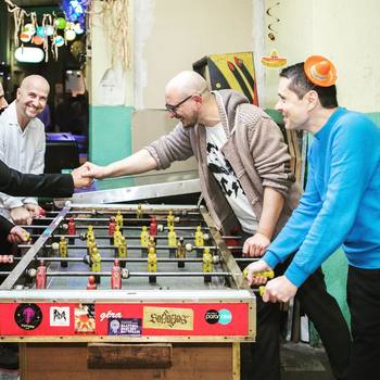 Baresquare - Nothing like a good game of foosball 