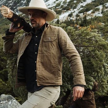 Huckberry - Our best selling Jacket -- the Flint and Tinder Waxed Trucker