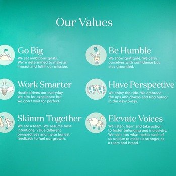 theSkimm - Values Wall