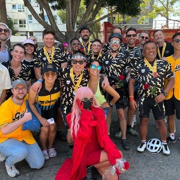 Grindr - Every year Grindr has a squad who partakes in the AIDS Lifecycle.
