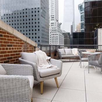 Boll & Branch - Enjoy the private outdoor space at our NYC office.