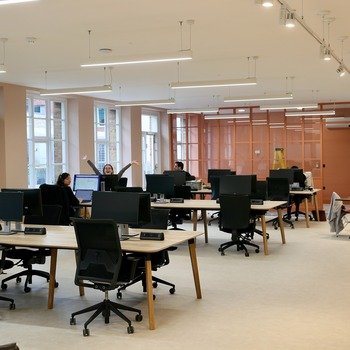 SamKnows - We work in a beautiful office in central London.