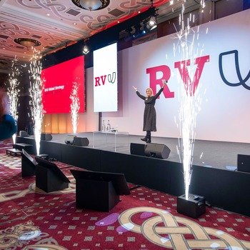 RVU - Our brilliant CFO Debbie presenting the Global RVU strategy and financial results
