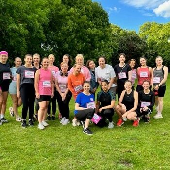 Hush UK - 21 enthusiastic members of our lovely team gathered for 5K Race for Life