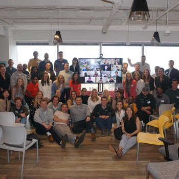 Axios HQ - All of HQ gathered for a retreat 