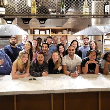 The Browser Company - Team photo after a sushi making class at Hudson Table