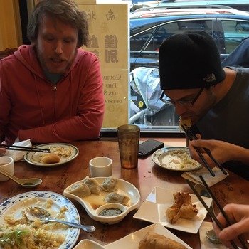 Mapkin - 50% chance team lunch will be at the Gourmet Dumpling House.