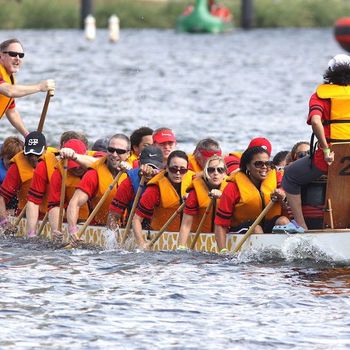 Edaptive Systems, LLC - Edaptive competing in the Dragon Boat Race