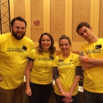 Amazing - Amazing.com team members at one of our member events pausing for a quick pose