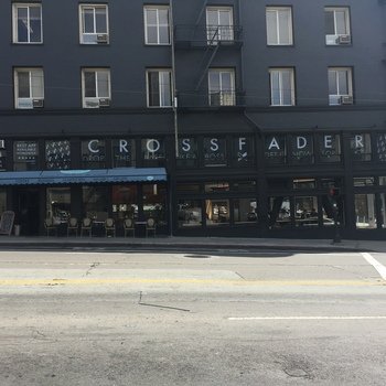 Crossfader - Our new signage for the neighborhood includes user reviews from around the world !!