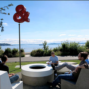 Bonanza.com - Our office is next to the Sculpture Park on the Seattle waterfront