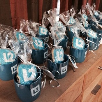 L2 Interactive - Celebrating our 25th Anniversary with new mugs and custom cookies.  Yeah!