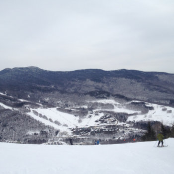 Agency Oasis - View from the top at our Annual Company Stowe Ski Trip