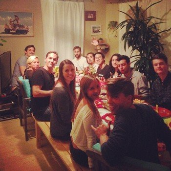 Fanpics - We got together for a friendsgiving and gorged ourselves silly.