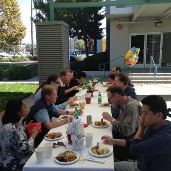 Aerospike - Special lunch outside.