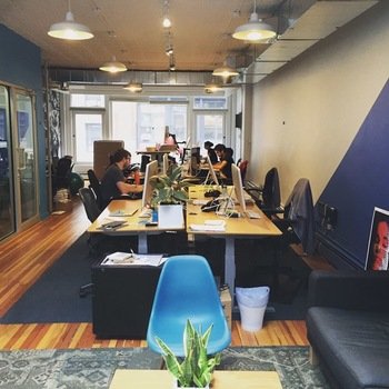 Hickory - We work in a bright, beautiful shared space above Union Square