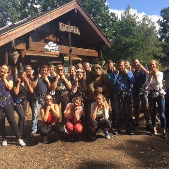 Zava - Who wouldn't want to work with these Monkeys?! Some of the team on a summer day trip at Go Ape